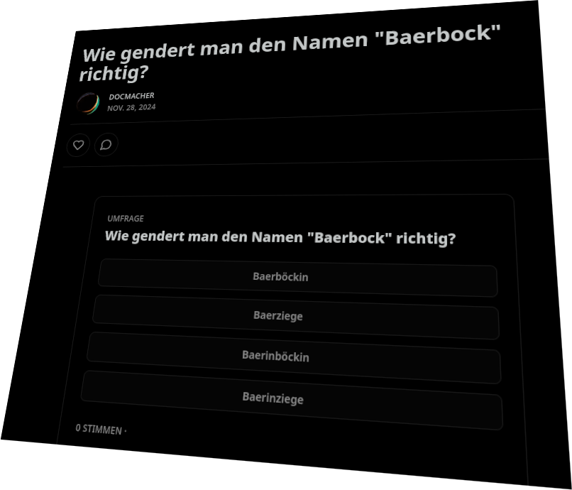 Sexualsierte Beleidigungen, ejakuliert von Andreas Skrziepietz.