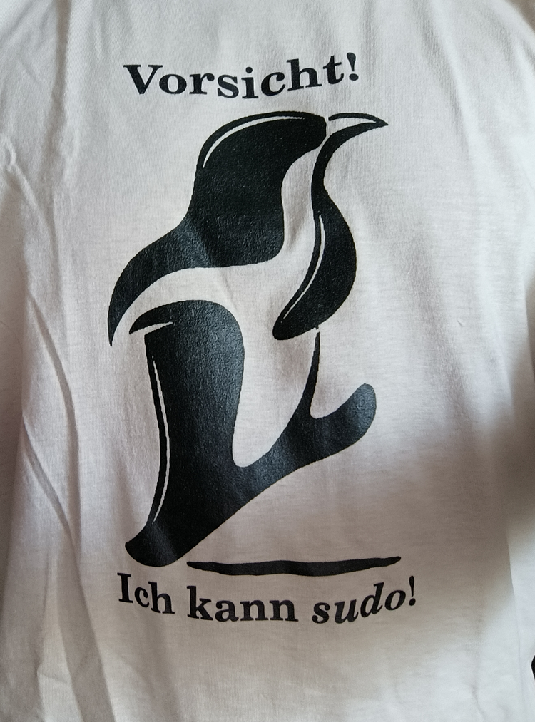 Vorsicht! Ich kann sudo!