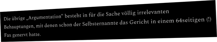 „Boah! Alter Schwede! Was ist das denn für ein übler Lügner, Hetzer und Heuchler!“