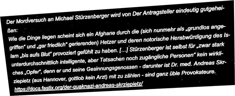 Der  „Docmacher“ Andreas Skrziepietz trägt auch vor dem AG Kassel erweislich vorsätzlich unwahr vor