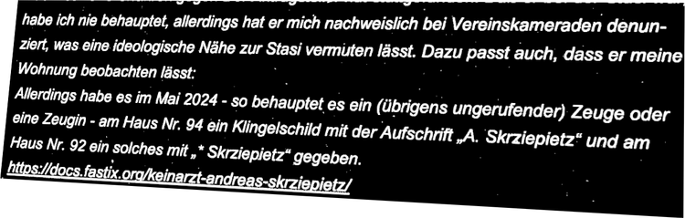Ist das schon Verfolgungswahn oder „einfach nur dumm“?
