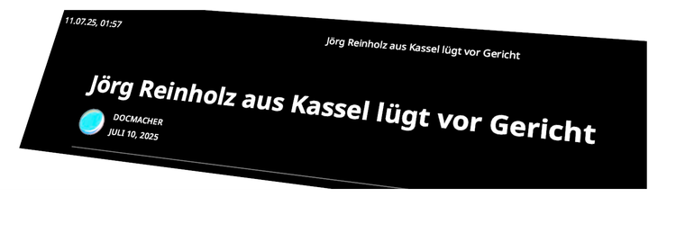 Der Verleumder Andreas Skrziepietz „dreht voll durch“ und verliert den Überblick