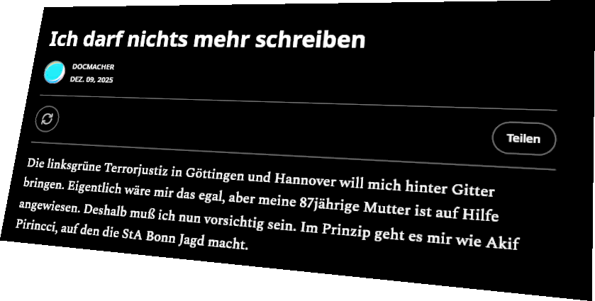 Dr. „Hass“ Andreas Skrziepietz erneut verurteilt, weitere Anklage gegen den Quaknazi wurde erhoben, Fluchtankündigung