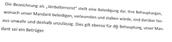 „Jetzt hab ich aber Angst ...“