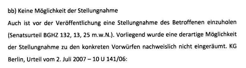 Die Klagen des Stalkers Andreas Skrziepietz