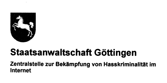 Der tiefe Fall des Dr. Andreas Skrziepietz: Die Zentralstelle zur Bekämpfung von Hasskriminalität teilt mit...