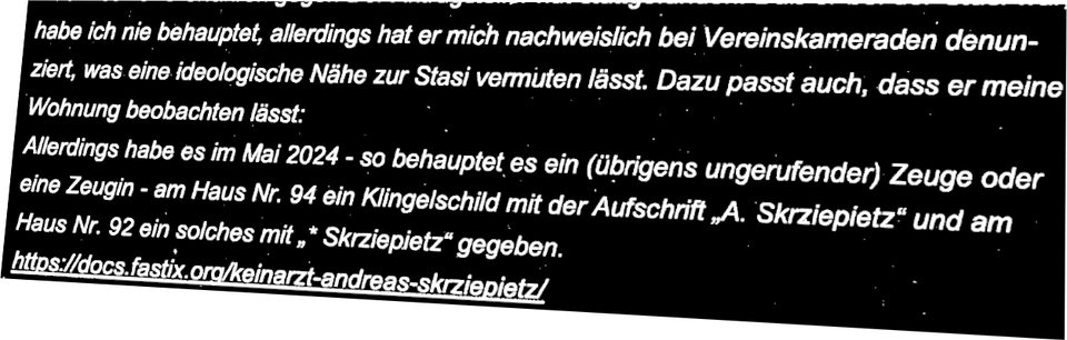 Ist das schon Verfolgungswahn oder „einfach nur dumm“?