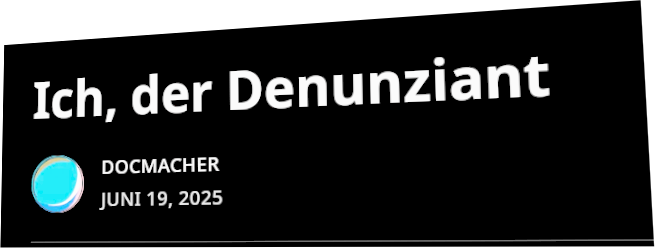 Andreas Skrziepietz aus Hannover bezeichnet sich selbst als Denuziant.