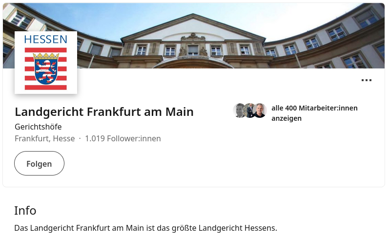 Vorwürfe gegen Frau Dr. Ina Frost (3. Zivilkammer, LG Frankfurt): Verschleppung zu Gunsten eines kriminellen Prozessbetrügers